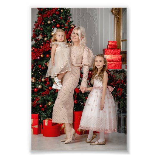Aangepaste kerstfotoafdrukken - Vergrotingen Foto Afdruk (Voorkant)