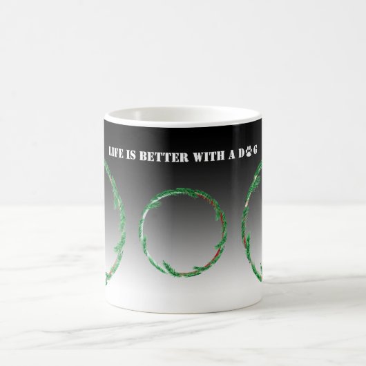 Aangepaste kerstfoto's koffiemok (Center)