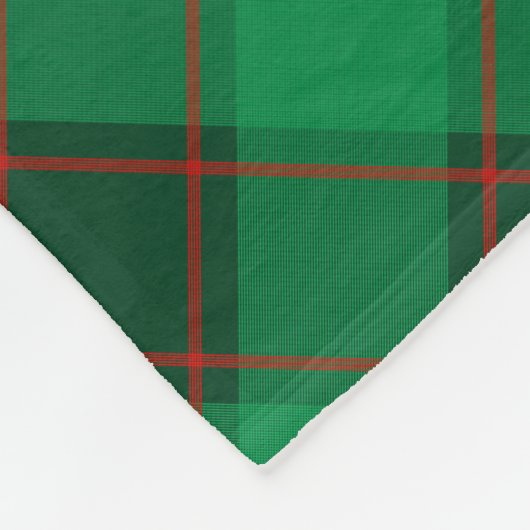 Aangepaste kerstfoto's Lijst rood en groen geplakt Fleece Deken (Hoek)