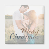 Aangepaste kerstfoto's met Silver & Gold Faux