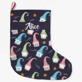 Aangepaste kerstgnomen, voorraad grote kerstsok (Voorkant)