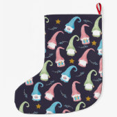 Aangepaste kerstgnomen, voorraad grote kerstsok (Achterkant)