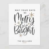 Aangepaste kerstgroet briefkaart (Voorkant)