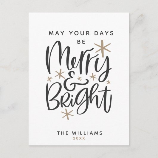 Aangepaste kerstgroet briefkaart (Voorkant)