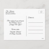 Aangepaste kerstgroet| FOTO toevoegen Feestdagenkaart (Achterkant)