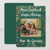 Aangepaste kerstgroet kaart (Voorkant / Achterkant)