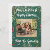Aangepaste kerstgroet kaart (Voorkant)