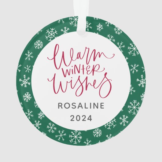 Aangepaste kersthond of kat keepomwille foto ornament (achterkant)