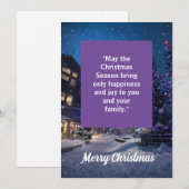 Aangepaste kerstkaart (Voorkant / Achterkant)