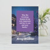 Aangepaste kerstkaart (Staand voorkant)