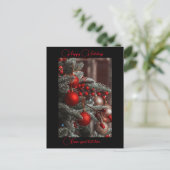 Aangepaste kerstkaart briefkaart (Staand voorkant)