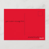 Aangepaste kerstkaart briefkaart (Achterkant)