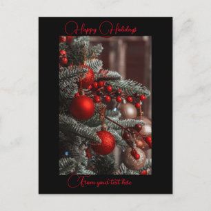 Aangepaste kerstkaart briefkaart