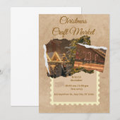 Aangepaste kerstkaart" "Elegante kerstgroet Kaart (Voorkant / Achterkant)