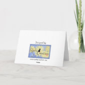 Aangepaste kerstkaart feestdagen kaart (Achterkant)