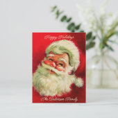 Aangepaste  kerstkaart feestdagenkaart (Staand voorkant)