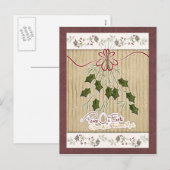 Aangepaste kerstkaart feestdagenkaart (Voorkant / Achterkant)