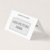 Aangepaste kerstkaart horizontaal kaart (Voorkant)