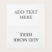 Aangepaste kerstkaart horizontaal kaart (Binnenkant ongevouwen)