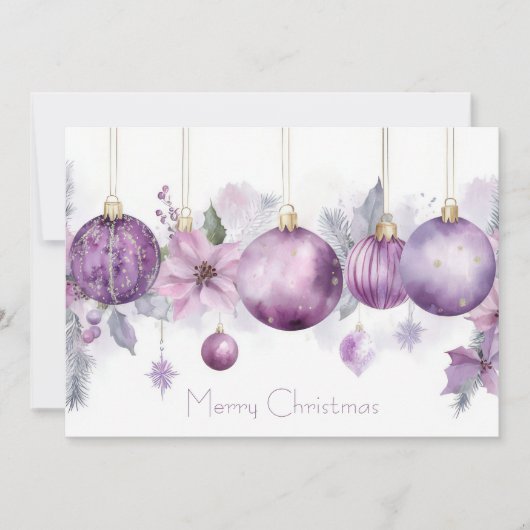 Aangepaste kerstkaart met feestelijke groet (Voorkant)