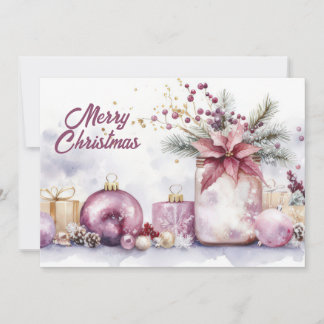 Aangepaste kerstkaart met feestelijke groet