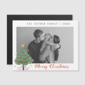 Aangepaste kerstkaart met foto (Voorkant / Achterkant)