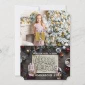 aangepaste kerstkaart met uw foto (Voorkant)