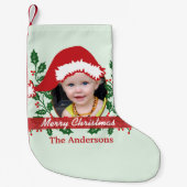 Aangepaste kerstkaart om aan te passen kleine kerstsok (Voorkant)