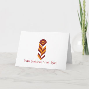 Aangepaste Kerstkaart om Kerstmis weer Groot te Ma Feestdagen Kaart