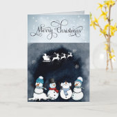 Aangepaste kerstkaart ontbreekt kaart (Gele Bloem)