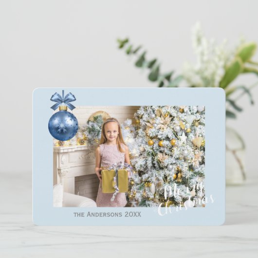 aangepaste kerstkaart toevoegen (Staand voorkant)