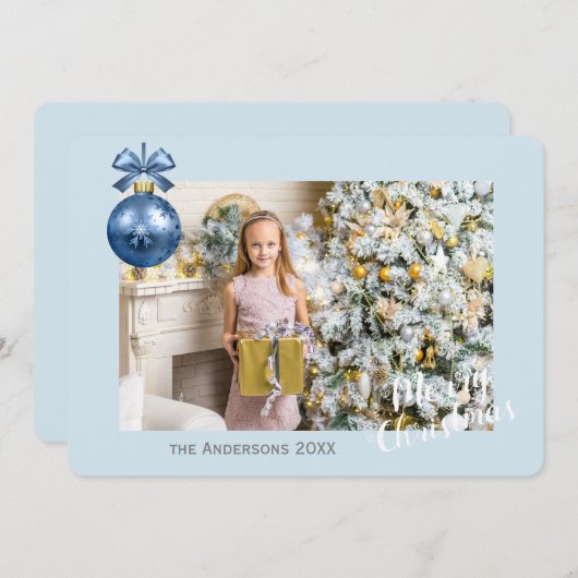 aangepaste kerstkaart toevoegen (Voorkant / Achterkant)