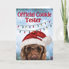 Aangepaste kerstkaart uit uw Chocolade-gebak Bedankkaart