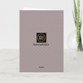 Aangepaste kerstkaart van je Cockapoo Bedankkaart (Achterkant)