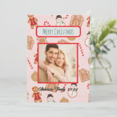 Aangepaste kerstKaart voor de fotoserie Kaart (Staand voorkant)