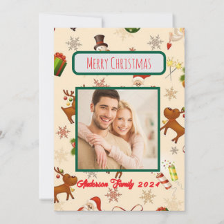 Aangepaste kerstKaart voor de fotoserie Kaart