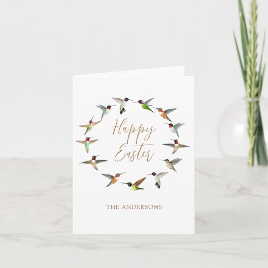 Aangepaste kerstkaart voor Pasen Kaart (Voorkant)