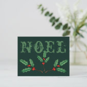 Aangepaste kerstkaarten met Noel Briefkaart (Staand voorkant)