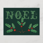 Aangepaste kerstkaarten met Noel Briefkaart (Voorkant)
