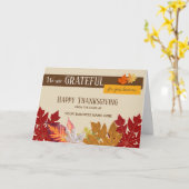 Aangepaste kerstkaarten voor bedrijven bedankt dag kaart (Gele Bloem)