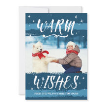 Aangepaste kerstkaarten voor foto's | Warmgewas | 