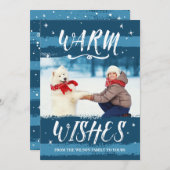 Aangepaste kerstkaarten voor foto's | Warmgewas |  Feestdagenkaart (Voorkant / Achterkant)