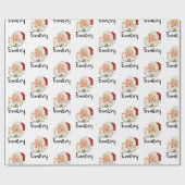 Aangepaste kerstkaarten voor kerstcadeautjes cadeaupapier (Vlak)