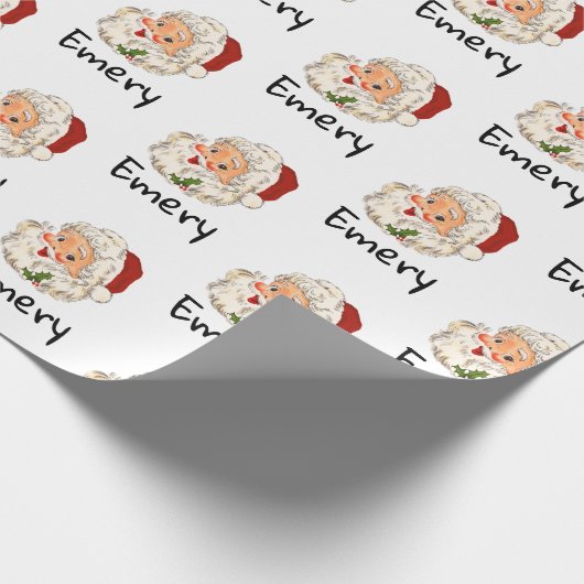 Aangepaste kerstkaarten voor kerstcadeautjes cadeaupapier (Hoek)