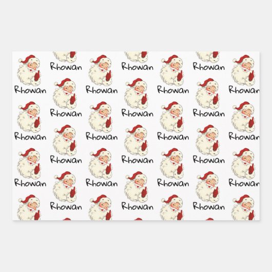 Aangepaste kerstkaarten voor kerstcadeautjes inpakpapier vel (Voorkant 2)