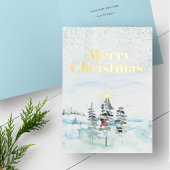 Aangepaste kerstKaarten voor Waterverf Folie Feestdagenkaart