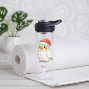 Aangepaste Kerstkakariki met Sinterklaas Hoed Waterfles