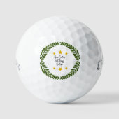 Aangepaste kerstkallaway Golf op maat Golfballen (Voorkant)