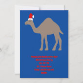 Aangepaste kerstkameelpartij magnetische uitnodiging (Voorkant)