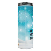 Aangepaste kerstkerstbekroonde achterhoed thermosbeker (Achterkant)